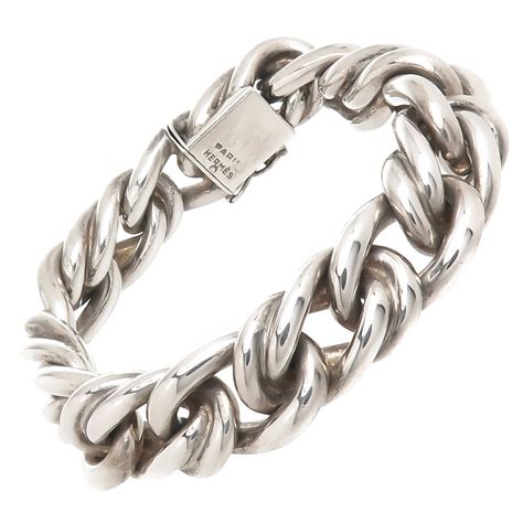 hermes paris sterling silver bracelet|hermes bracelet price.